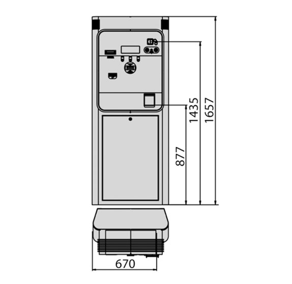 Unitate plata automata BFT Espas 20A schita