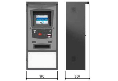 schita sistem parcare-Unitate de plata automata Came PSC7001