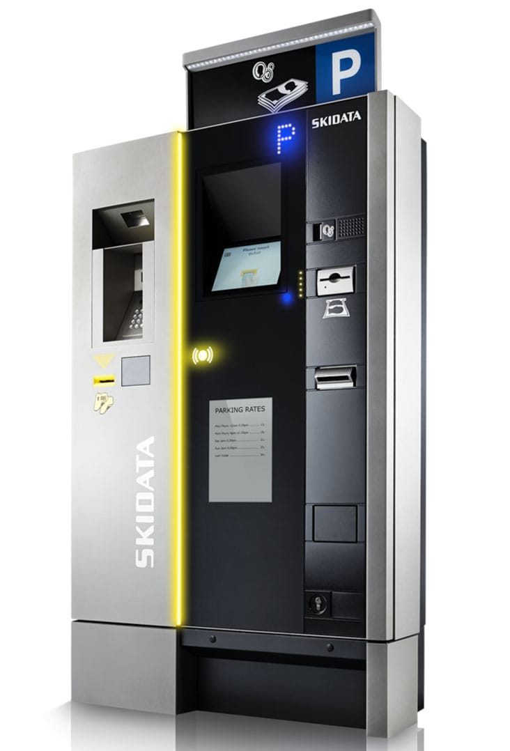 Sistem parcare – unitate de plata automata Skidata Power Cash Accesible