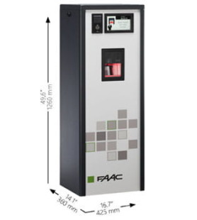 dimensiuni unitate de iesire faac parqube LX