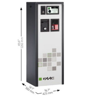 dimensiuni unitate de intrare faac parqube LE